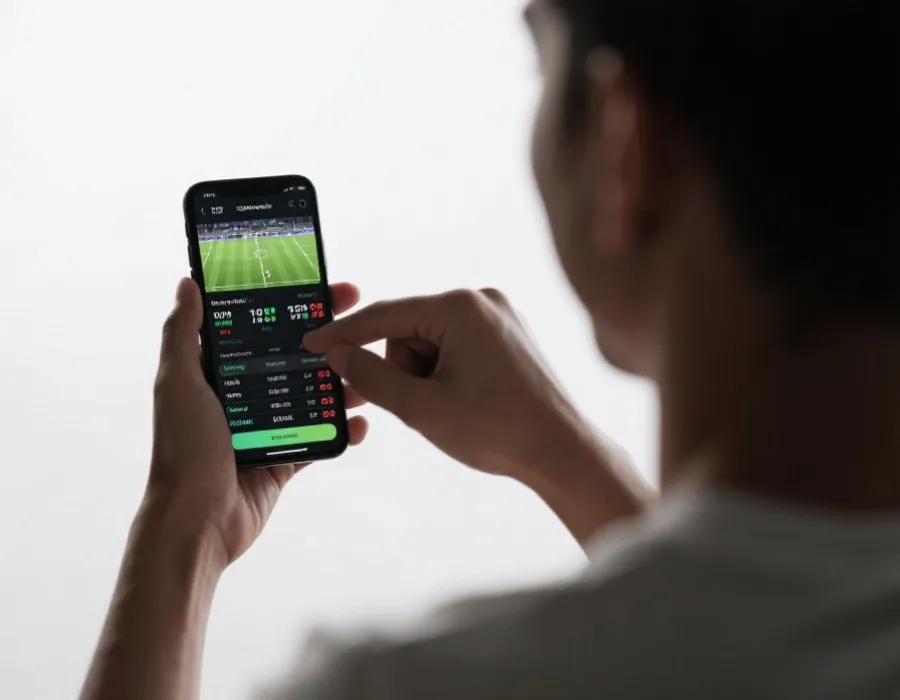 手机查看世界杯赛况与数据示意图